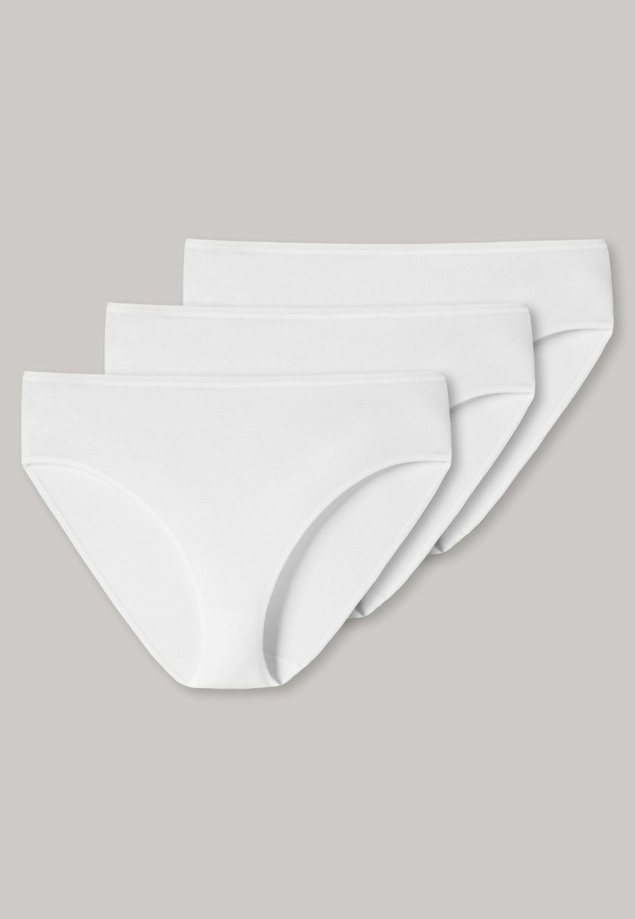 Women SCHIESSER Panties & Pants | Brief 3-Pack Organic Cotton 95/5 ...