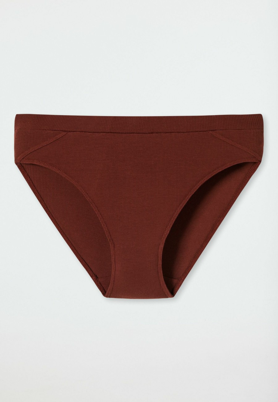 Women SCHIESSER Panties & Pants | Rio Bikini Panty Double Rib Organic ...